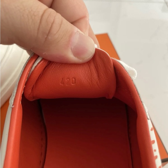 Hermes quicker sneakers size 9us 42euro - Picture 4 of 5